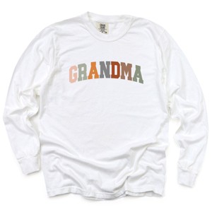 Simply Sage Market Grandma Colorful Garment Dyed Long Sleeve - 1 of 4