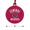 Central Washington University Wild Cats Logo Aluminum Holiday Christmas Tree Ornament - 3 of 4