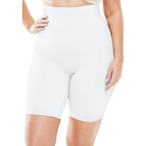 Secret Solutions Women's Plus Size Tummy And Thigh Medium-Control Instant Shaper - 1 of 2