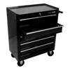 Maggift Tool Boxes and Totes Rolling Chest Storage Cabinet, Garage Organizer, Tool Multifunctional Storage Box, Black, 24.2"*12.9"*29.9" - 2 of 4