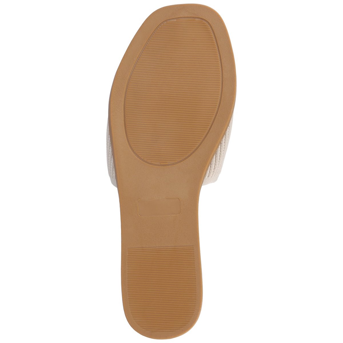 Женские сандалии Journee Collection Women's Prisilla Linen Slip On Slide Sandals, Taupe 7 — фото 5