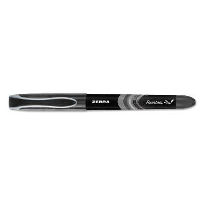 Zebra Fountain Pen Black Ink Fine 1 Dozen 48310