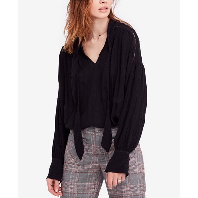 Free People Womens Wishful Moments Peasant Blouse