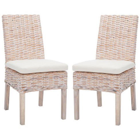 Sanibel Side Chair With Cushion (Set Of 2)  - Safavieh - image 1 of 4