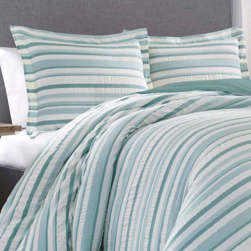 Clearwater Cay Reversible Comforter & Sham Set Blue - Tommy Bahama , 4 of 9
