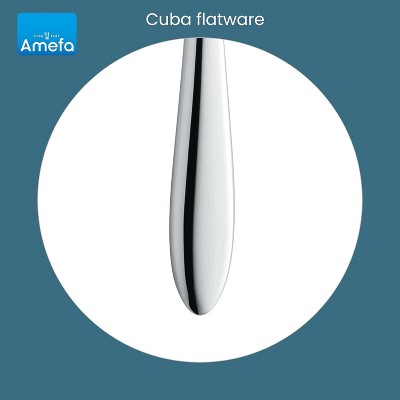 Amefa Cuba 20-Piece Premium 18/10 Stainless Steel Flatware Set, High Gloss Mirror Finish, Silverware Set Service for 4, Rust Resistant Cutlery