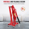 2 Ton Engine Hoist with Lever Stabilizer, Foldable Cherry Picker Shop Crane, 4400 lbs Hydraulic Engine Crane Leveler for Auto Repair, Motors, Loading - 3 of 4