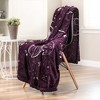 Chanasya Solar System Galaxy Star Space Print Gift Throw Blanket - 2 of 4