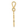 Black Bow Jewelry 14k Yellow Gold, Maci Collection, LG Filigree Script Initial G Pendant - 2 of 4
