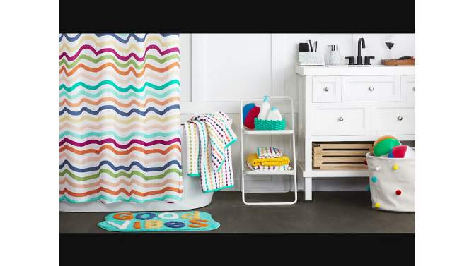 2pc Kids&#39; Hand Towels Striped Colorblock - SKL Home, 2 of 8, play video