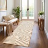 Rug for Hallways, Abstract Kitchen Runner Rugs Non Slip Bath Runners, Washable Runner Rug for Bedroom, Entryway Bathroom Laundry Dorm - 2 of 4