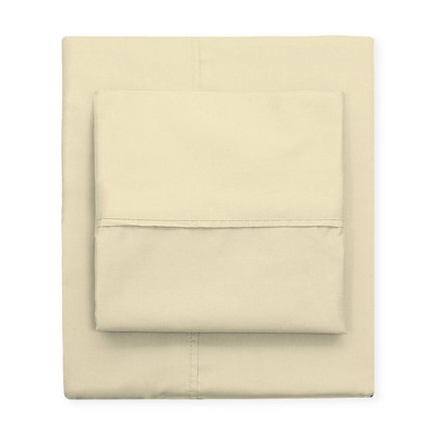 King 1000 Thread Count Cotton Pillowcase Set Pale Yellow - Aireolux ...