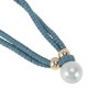 Unique Bargains Curtain Tiebacks Faux Pearl Strand Polyester Blue 2 Pcs - 3 of 3