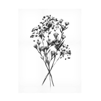 14" x 19" Emma Scarvey 'Wild Roadside Bouquet' Unframed Wall Canvas - Trademark Fine Art