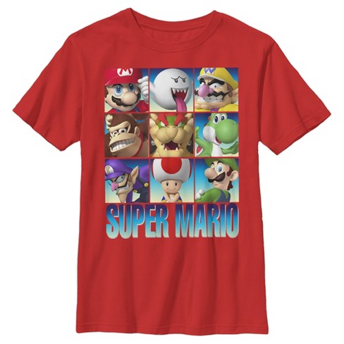 Boy's Nintendo Super Mario Favorites T shirt : Target