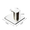 3 pack Stainless Steel Cylinder Hanger Bathroom Non-perforated Storage Clothes Hook, Size:14mm(Silver) - 3 of 4