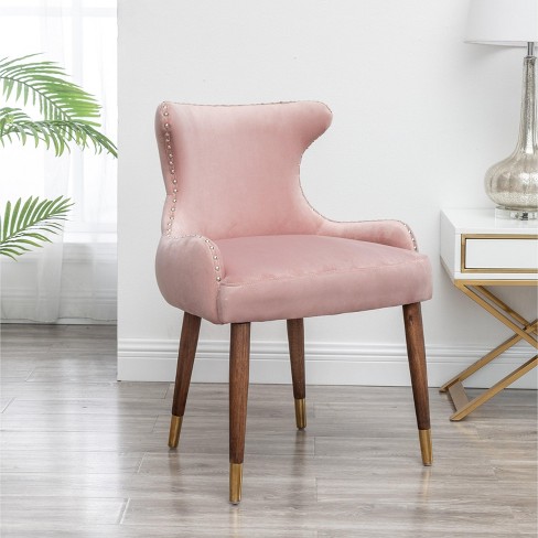 Target pink velvet chair sales