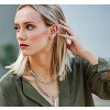 sanctuaire Flat Chain Drop Earrings Silver - 3 of 4