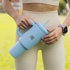 Cubitt Insulated Stainless Steel 40 oz Tumbler with Handle and Straw Lid, Cupholder friendly - 2 of 4