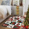 TackView Christmas Rugs for Living Room, mas Style Prints Soft Low Pile Bedroom Rug Large Carpet,Stain Resistance - 4 of 4