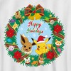 Boy's Pokemon Pikachu and Eevee Happy Holidays T-Shirt - image 2 of 4