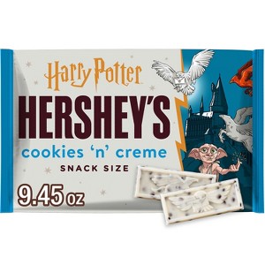 HERSHEY'S Cookies 'n' Creme Harry Potter Halloween Candy Snack Size - 9.45oz - 1 of 4