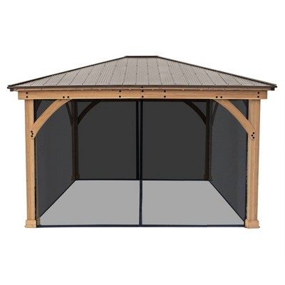 Meridian 11'x13' Gazebo Mesh Kit - Yardistry