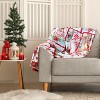 Red Birds Gifts Christmas Blanket Super Soft and Warm Flannel Blankets for Couch Sofa Decor Adults Women Men Gifts Christmas Gift. - 4 of 4