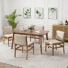 Christopher Knight Home Haven 5-Piece Mid-Century Modern Rubberwood Dining Set - 2 of 4