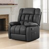 MAYEERTY Ergonomic Recliner Chair with 110-160¡ãAdjustable Recline for Living Room, Footrest, Side Pocket, Black - 2 of 4