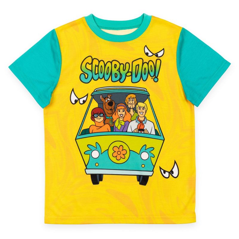 Scooby-Doo Scooby Doo Velma Shaggy Scooby-Doo Pajama Shirts and Shorts Little Kid to Big Kid, 4 of 10