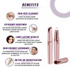 YEVYO Women Eyebrow Trimmer, Rechargeable Eyebrow Hair Remover - Rose Gold - 4 of 4