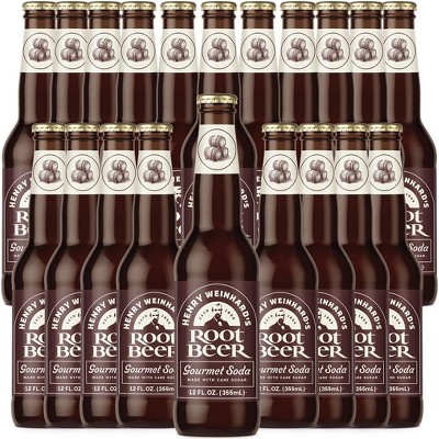 Henry Weinhard's Root Beer 20 Pack | 12oz Glass Bottles | Classic American Flavor | Premium Craft Soda
