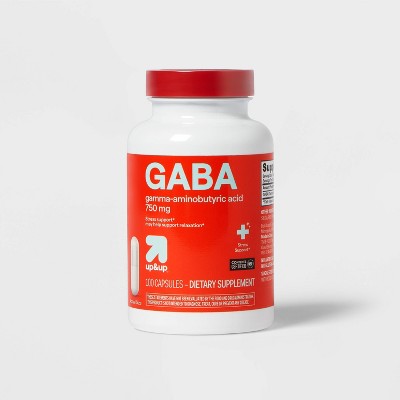 GABA Dietary Supplements - 750mg Capsule - 100ct - up&up™