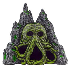 Toy Vault Cthulhu Monster Aquarium Cave Hideaway Fish Tank Decor, H.P. Lovecraft Themed - 1 of 4