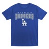 MLB Los Angeles Dodgers Toddler Boys' 2pk Gray T-Shirt - 3 of 3