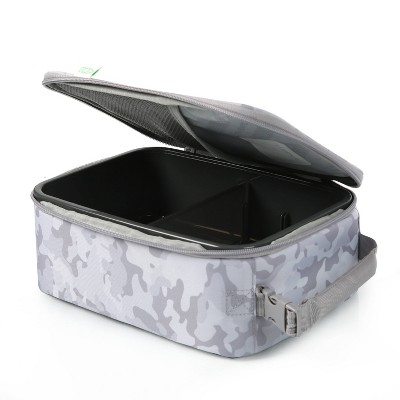Fulton Bag Co. Upright Lunch Bag - Gray Camo: BPA-Free Polyester Molded Carrier