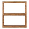 25" x 28" Rigby Wood Decorative Wall Shelf Rustic Brown/Black - Kate & Laurel All Things Decor: 3-Tier Storage - 3 of 4