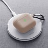 Insten Silicone Case Compatible with Airpods 3 3rd Gen 2021 Earbuds Protective Cover with Carrying Keychain for Girls Women Boys Men, Sand Pink - 4 of 4