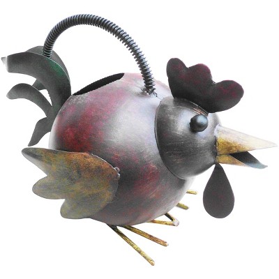 D-Art Collection Iron Rooster Watering Can