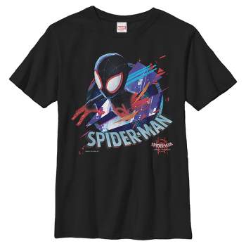 Boy's Marvel Spider-Man: Into the Spider-Verse Cracked T-Shirt