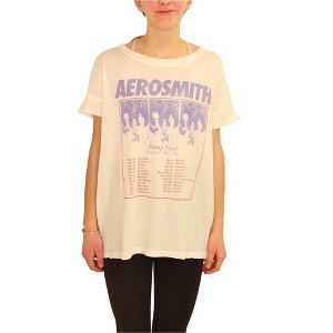 Junk Food Womens Aerosmith Pump Tour Graphic T-Shirt - 1 of 4