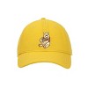 Winnie The Pooh With Honey Pot Yellow Unstructured Baseball Cap - 2 of 4