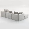VASIP L-Shaped Modular Compressed Sofa,Space-Saving ,for Living Room, Apartment, No Assembly Required,Green - 4 of 4