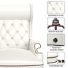 Executive Office Chair with Footstool, Ergonomic Design High Back Reclining Comfortable Desk Chair - 4 of 4