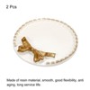 Unique Bargains Mini Vintage Decorative Resin Bow-Knot Decorative Jewelry Tray 2 Pcs - 3 of 4