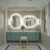 pmir Super Bright 192 LEDs/m LED Lighted Anti-Fog Tempered Glass Irregular Bathroom/Vanity Mirror with ETL & 3-Year Warranty - 4 of 4