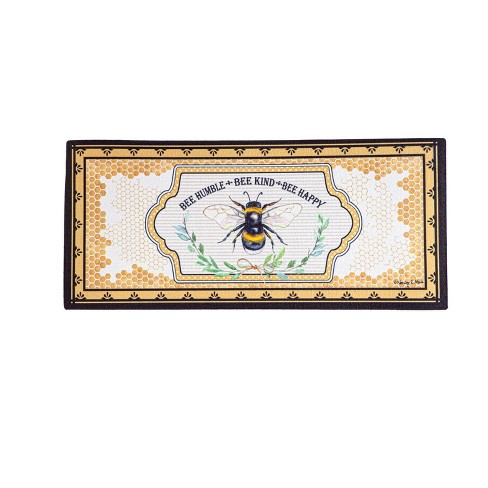 Evergreen Humble Bee Sassafras Indoor Outdoor Switch Doormat 1'10"x10" Multicolored - image 1 of 2