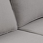 gray cushion/brown wicker