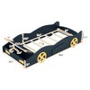 BABYYER Twin Size Race Car Bed for Kids, Car-Shaped Bed Frame with Storage Footboard and Wheels, Wood Platform Bed, No Box Spring Needed - 4 of 4
